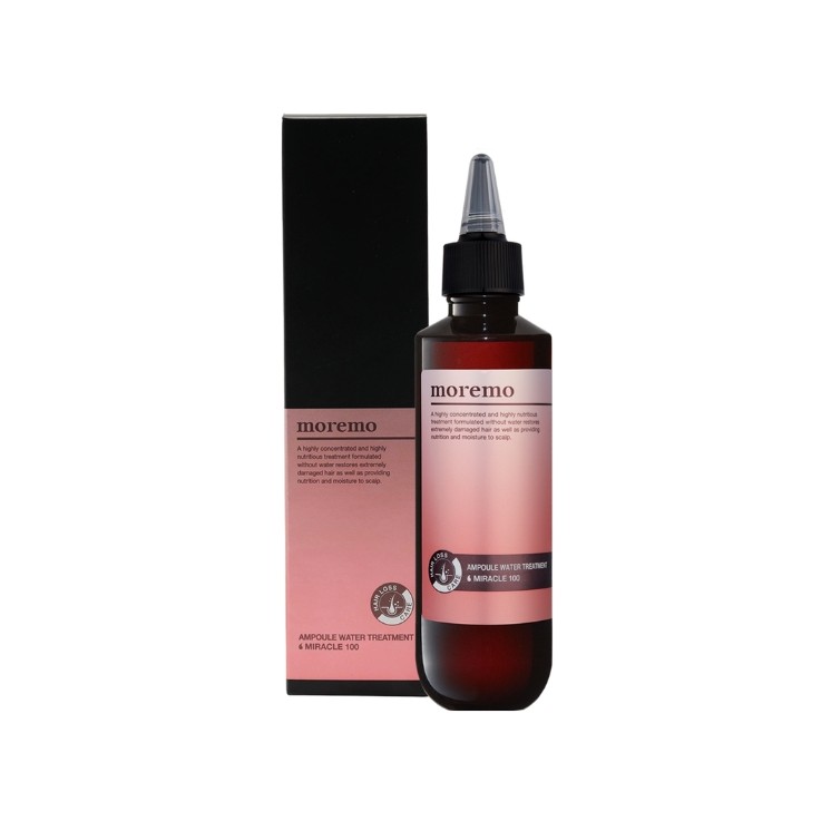 Ampoule nourrissante Moremo Water Miracle 100 pour le cuir chevelu et les cheveux 200 ml