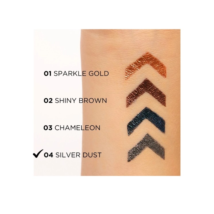 Eyeliner Eveline Variete Woodoodporny Silver Dust /04/ 4 ml