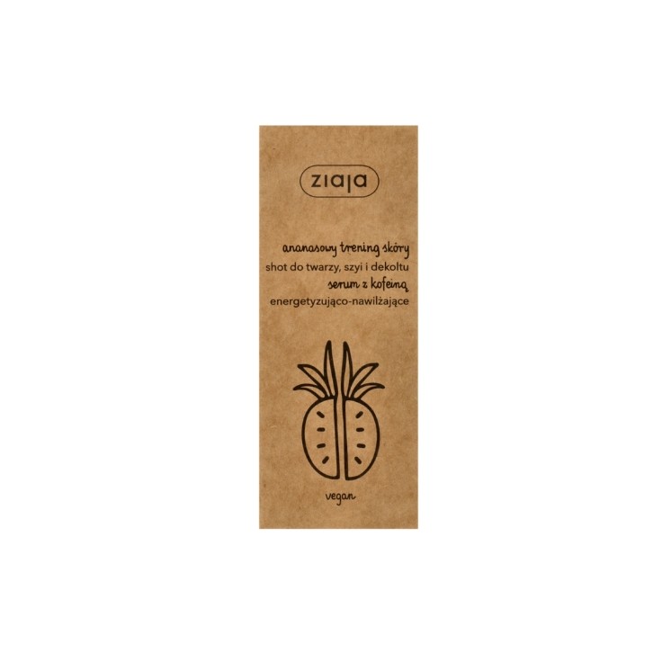 Ziaja Ananas Shot pour le visage, le cou et le décolleté 50 ml