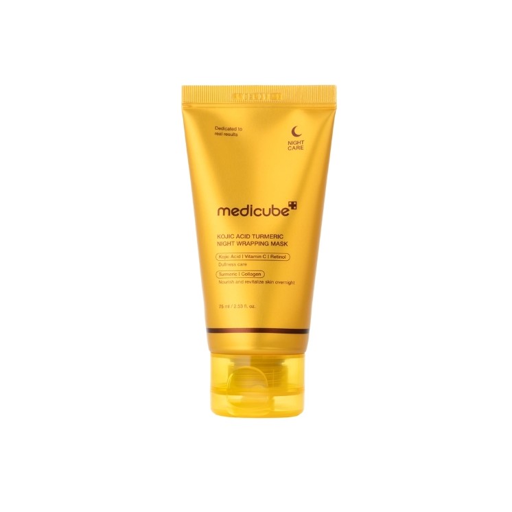 Masque de nuit lissant à l'acide kojique et au curcuma Medicube 75 ml
