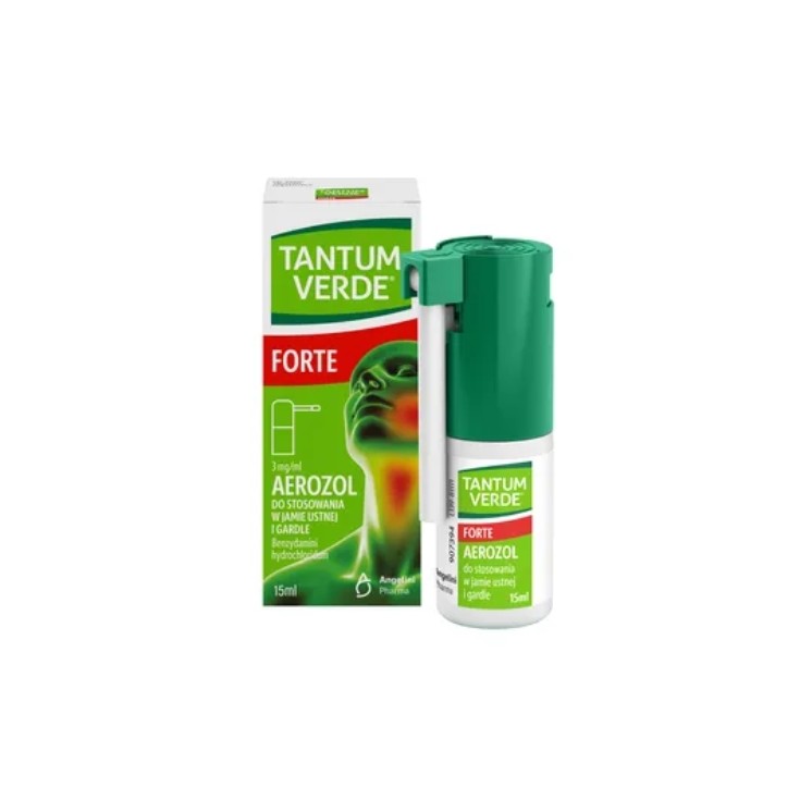 Tantum Verde Forte w aerozolu 3mg/ml 15 ml