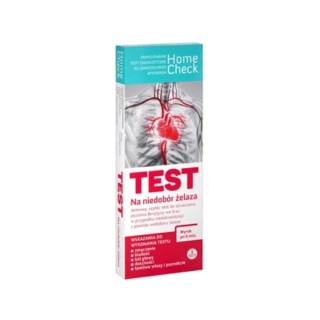 Cassette de test de carence en fer Home Check, 1 pièce.