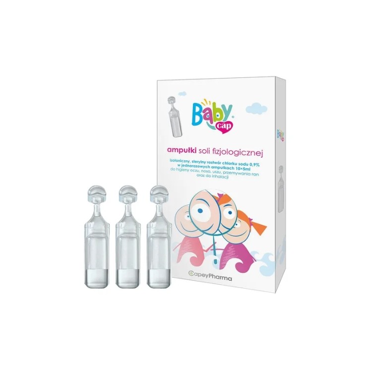 Babycap Sól fizjologiczna 5ml x 10 ampułek