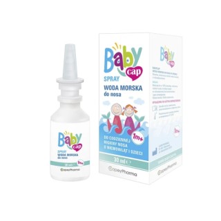 Babycap Woda morska do nosa w sprayu 30 ml