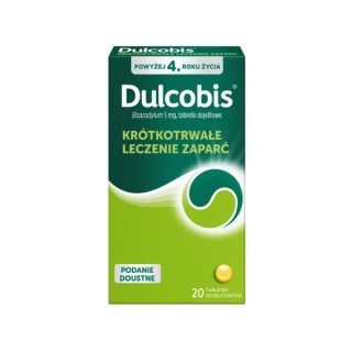 Dulcobis 5 mg, 20 comprimés