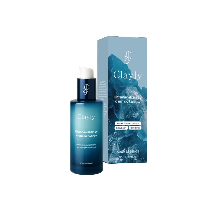 Crème visage ultra-hydratante Clayly Aqua Essence 50 ml