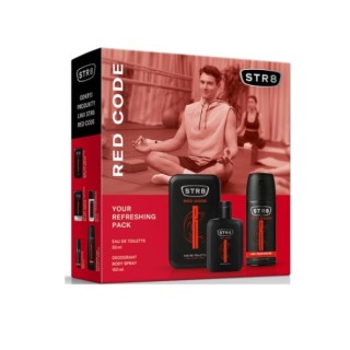 STR8 Red Code Cadeauset: Eau de Toilette 50 ml + Deodorantspray 150 ml