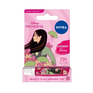 Rouge à lèvres protecteur Nivea Disney Princess Cherry Shine 4,8 ml