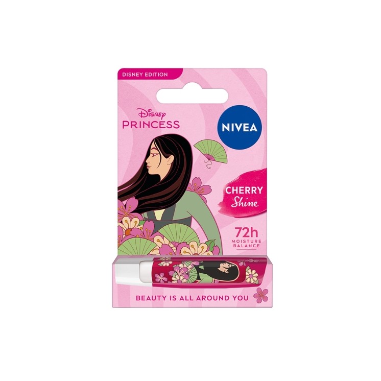 Nivea ochronna Pomadka do ust Disney Princess Cherry Shine 4,8 ml