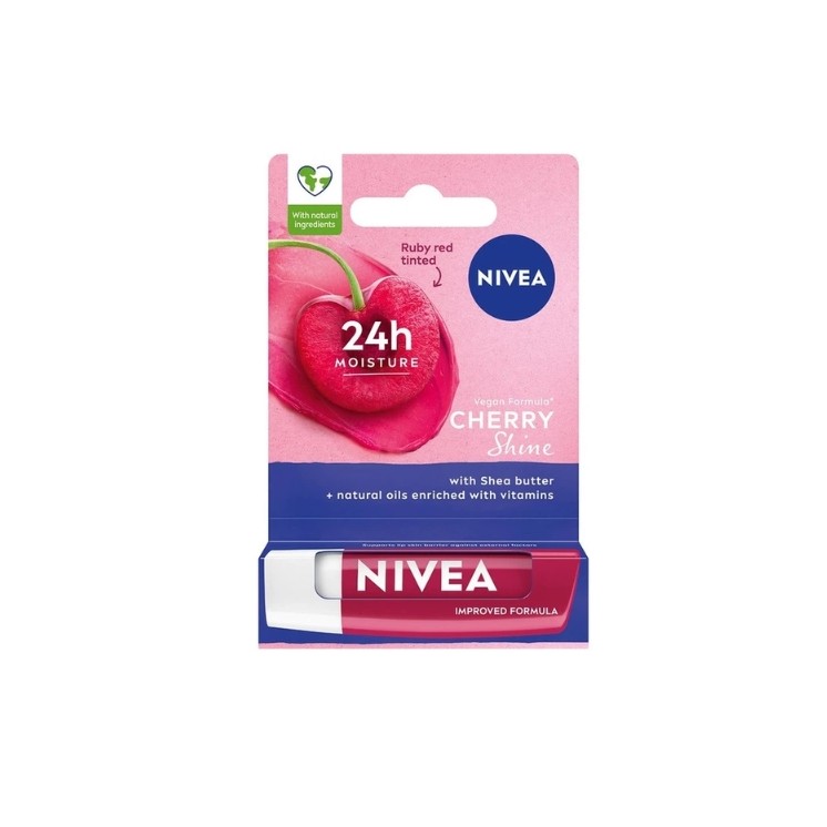 Nivea Protective Cherry Shine Lippenstift 4,8 ml
