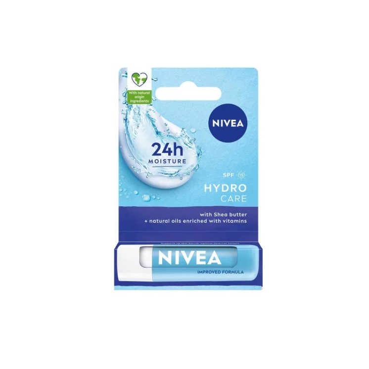 Baume à lèvres protecteur Nivea Hydro Care SPF15 4,8 ml