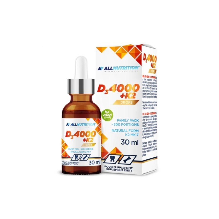 AllNutrition D3 4000 + K2 Gouttes 30 ml