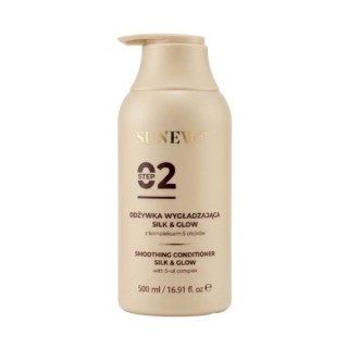 Après-shampoing lissant Sunew Med+ Silk& Glow 500 ml