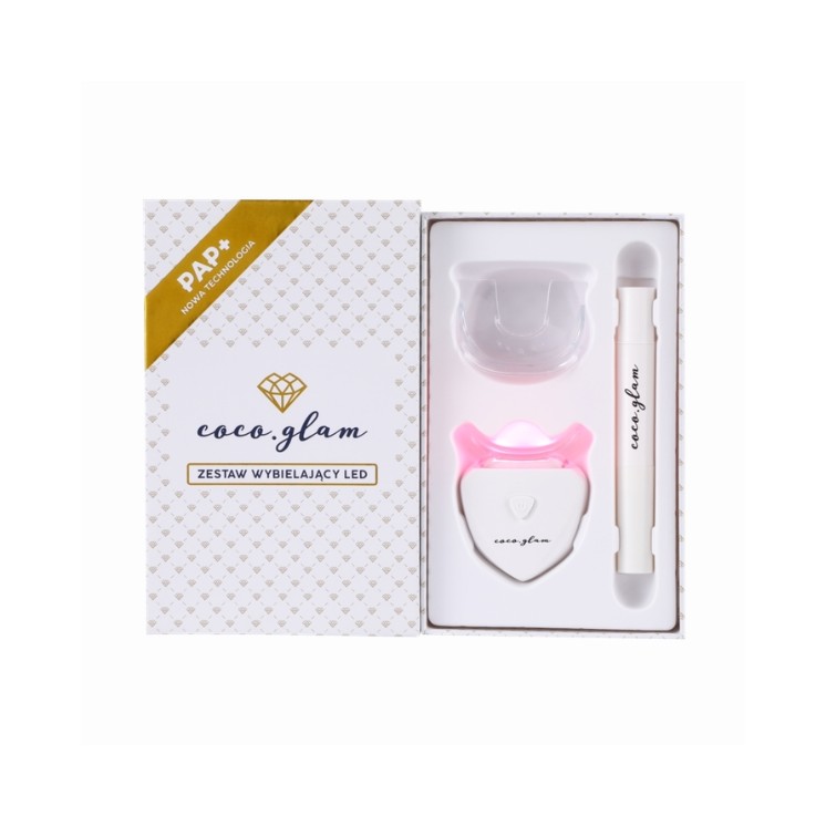 Kit de blanchiment dentaire Coco Glam Pap+ Blanc 1 pièce