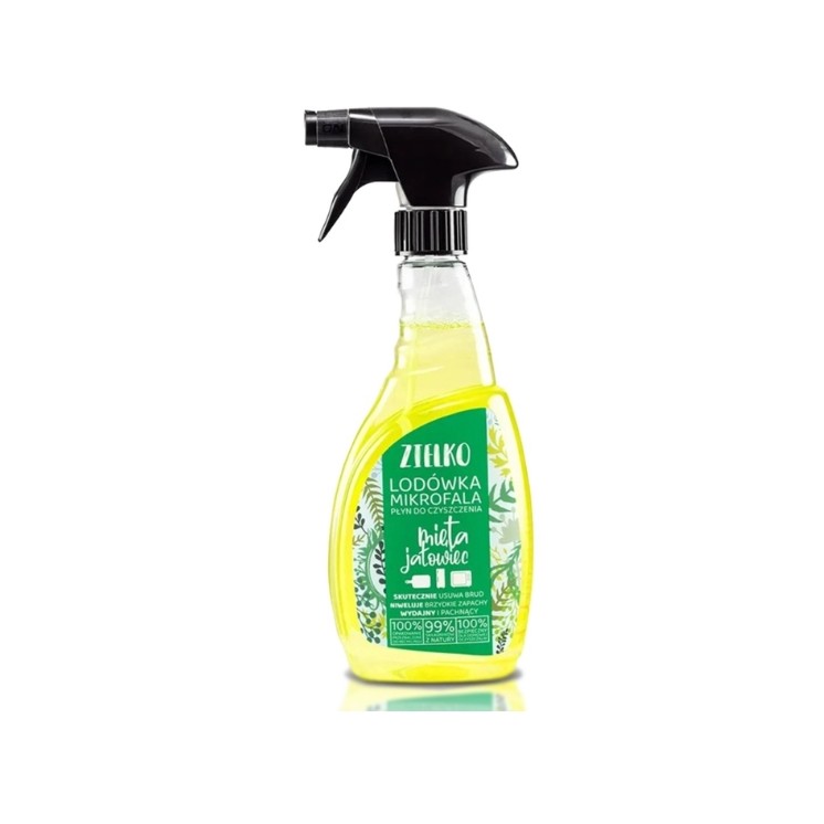 Natuurlijke kruidenreiniger Zielko en magnetron met muntgeur, 500 ml