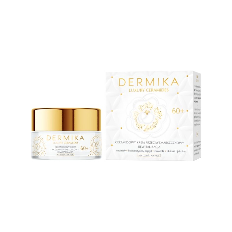 Dermika Luxury Ceramides Anti-Rimpel Revitaliserende Gezichtscrème 60+ 50 ml