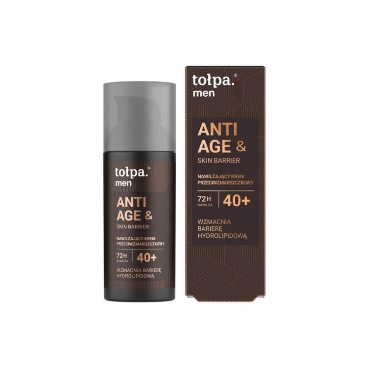 Tołpa Men Anti Age & Skin Barrier Hydraterende Anti-Rimpel Gezichtscrème 40+ 50 ml