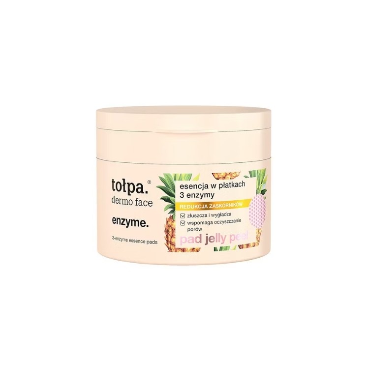 Soin enzymatique visage Tołpa Dermo . Essence 3-enzymatique en flocons (50 pièces).