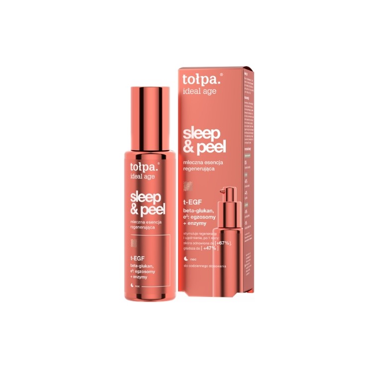 Tołpa Ideal Age , essence de nuit lactée et régénérante pour le visage 70 ml
