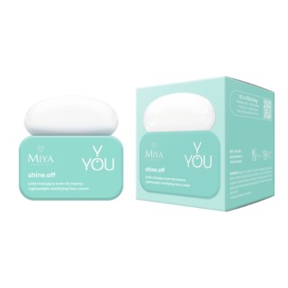 Crème matifiante visage Miya Cosmetics Y.YOU shine .off 50 ml