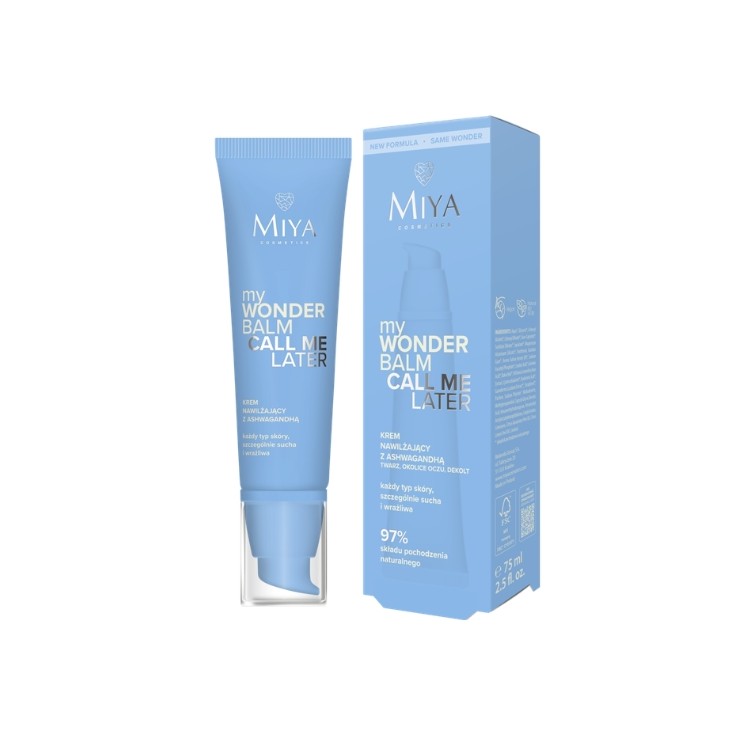Crème hydratante visage myWONDERBALM Call Me Later Miya Cosmetics myWONDERBALM à l'ashwagandha 75 ml