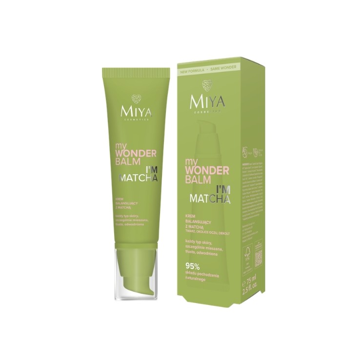 Crème visage équilibrante Miya Cosmetics myWONDERBALM , 75 ml