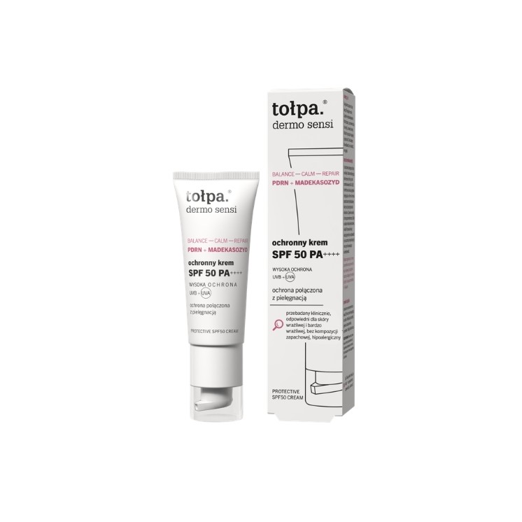 Tołpa Dermo Sensi Beschermende Gezichtscrème SPF50 PA++++ 40 ml