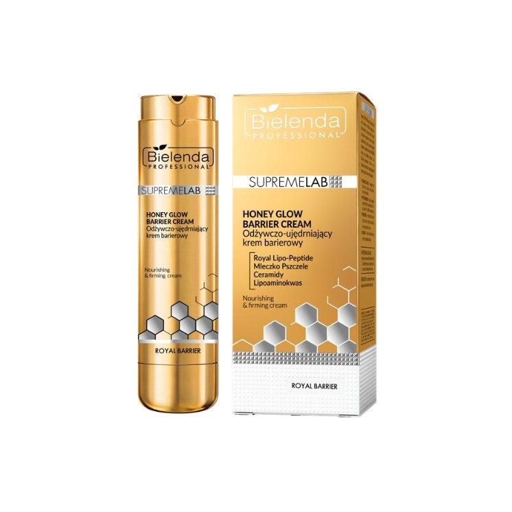 Cream barrière nourrissante et raffermissante Bielenda Professional Supremelab Honey Glow 45 ml