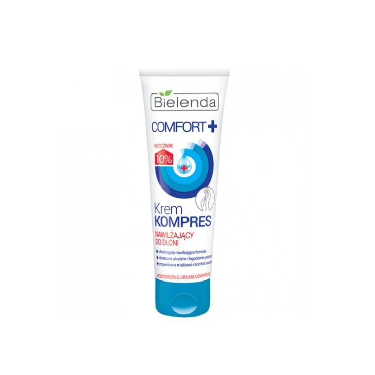 Compresse de crème hydratante Comfort Bielenda pour les mains sèches 100 ml