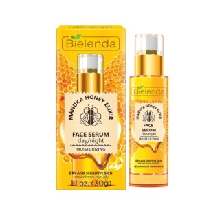 Bielenda Manuka Honey Nutri Elixir Voedend en Hydraterend Dag/Nacht Gezichtsserum 30 ml