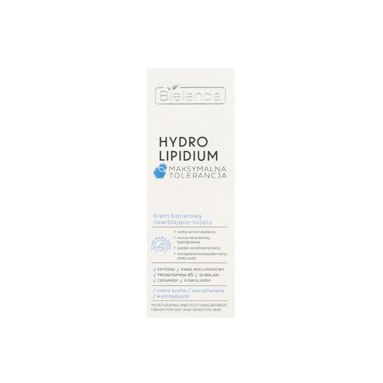 Bielenda Hydro Lipidium barrière hydraterende en verzachtende gezichtscrème 50 ml