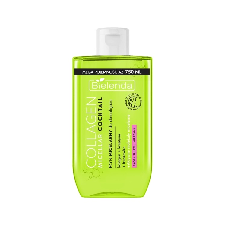 Bielenda Collagen Płyn micelarny do skóry tłustej i mieszanej 750 ml