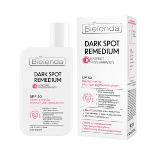 Bielenda Dark Spot Remedium Gezichtscrème tegen pigmentvlekken SPF50 40 ml