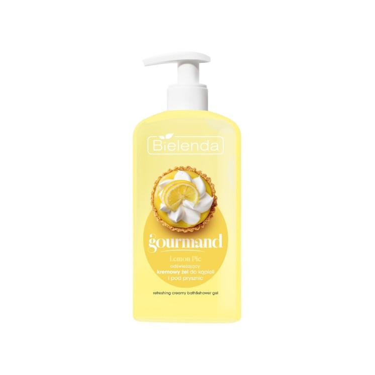 Gel douche et bain rafraîchissant et crémeux Bielenda Gourmand Lemon Pie 300 ml