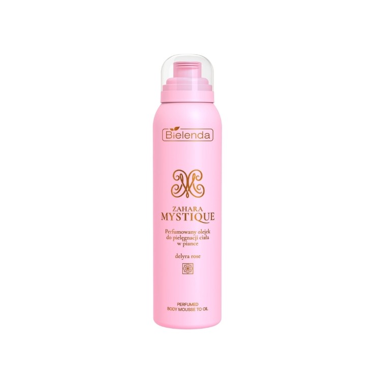 Bielenda Zahara Mystique perfumed Delyra Rose body oil in foam 150 ml