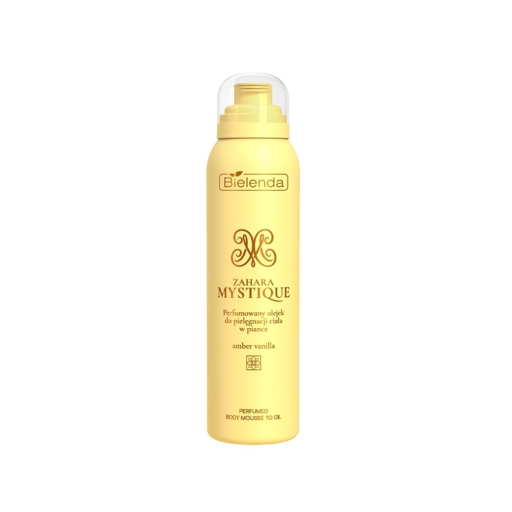 Huile corporelle parfumée moussante Bielenda Zahara Mystique Amber Vanilla 150 ml