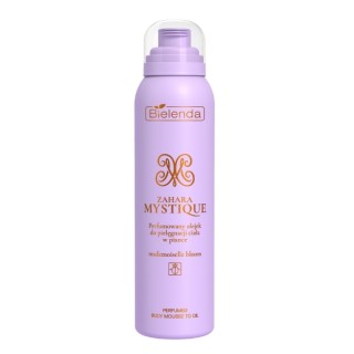 Huile corporelle parfumée Mademoiselle Bloom de Bielenda Zahara Mystique en mousse 150 ml