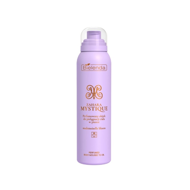 Bielenda Zahara Mystique perfumed Mademoiselle Bloom body oil in foam 150 ml