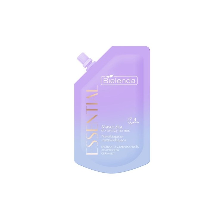 Bielenda Essential nawilżająco-rozświetlająca Maseczka do twarzy Sleeping beauty 40 g
