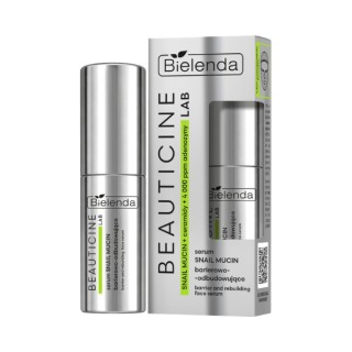 Bielenda Beauticine Lab barierowo-odbudowujące Serum do twarzy ze Śluzem ślimaka 30 ml