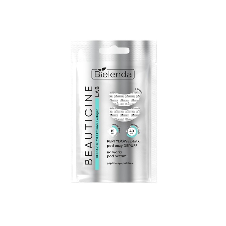 Patchs contour des yeux Bielenda Beauticine Lab Peptide à l'hexapeptide (2 unités)