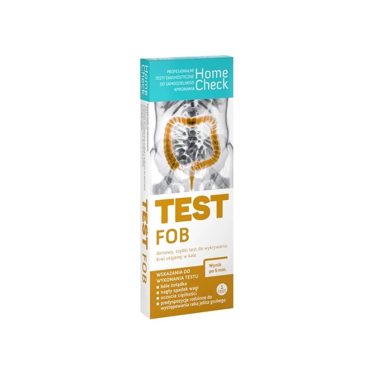 Home Check kasetowy Test FOB na krew utajoną w kale 1 sztuka