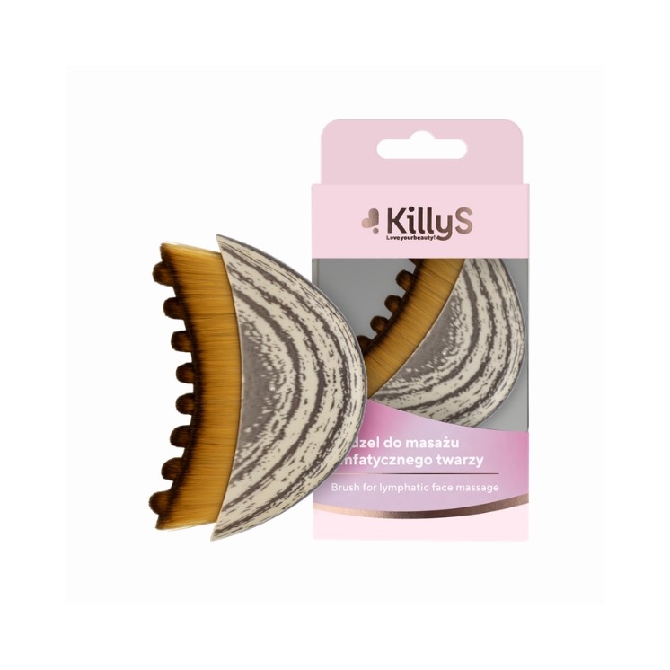 Brosse de massage lymphatique facial KillyS (1 pièce)
