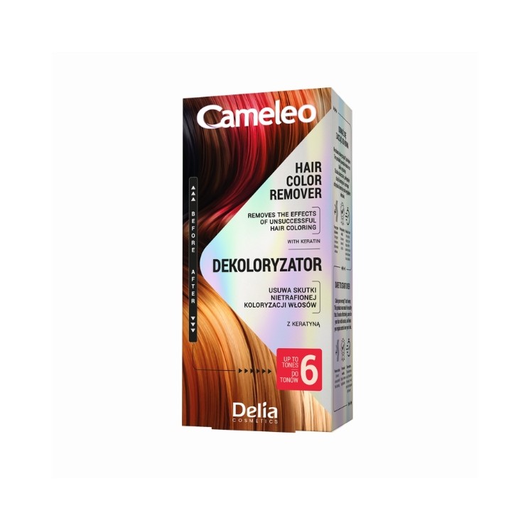 Delia Cameleo Omega Haarkleurverwijderaar met Keratine, tot 6 tinten lichter.
