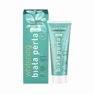 Dentifrice Biała Perła Whitening White & Fresh Moringa 75 ml