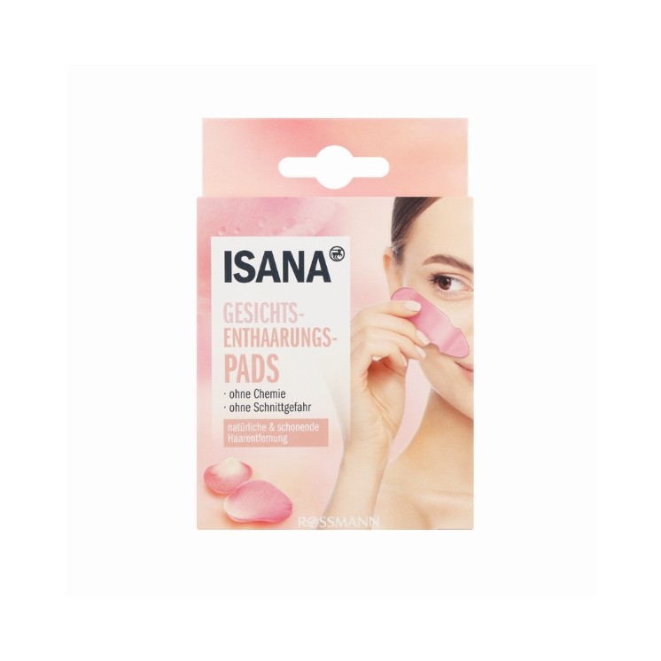 Isana gezichtsontharingspads, 6 stuks