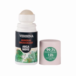 Déodorant Roll-on minéral à l'alun et à la verveine Arganove 50 ml