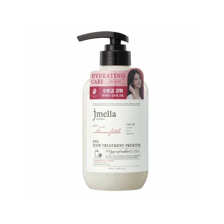 Jmella in France Femme Fatale, après-shampoing parfumé et hydratant pour cheveux secs 500 ml