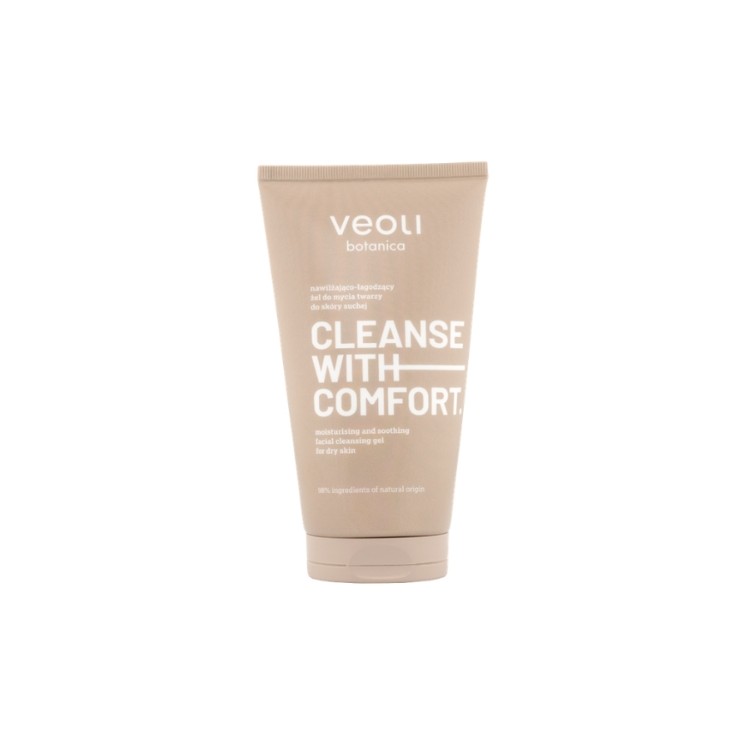Veoli Botanica Cleanse With Comfort Gel Nettoyant Visage Hydratant et Apaisant 150 ml