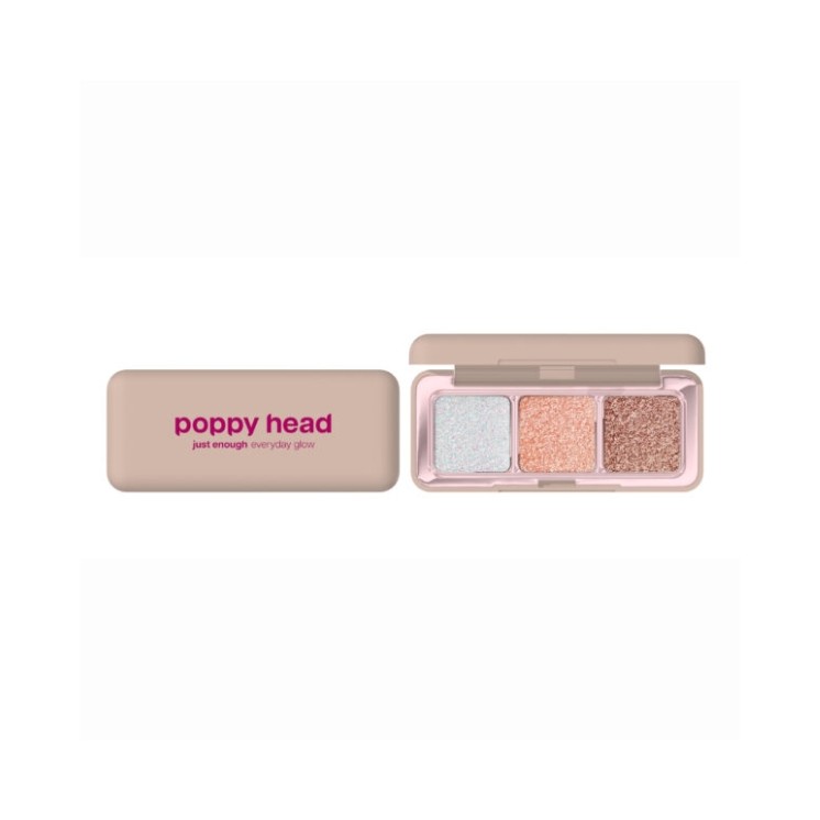 Poppy Head Just Enough Everyday Glow Paleta cieni do powiek /01/ Shine Agenda 4,8 g